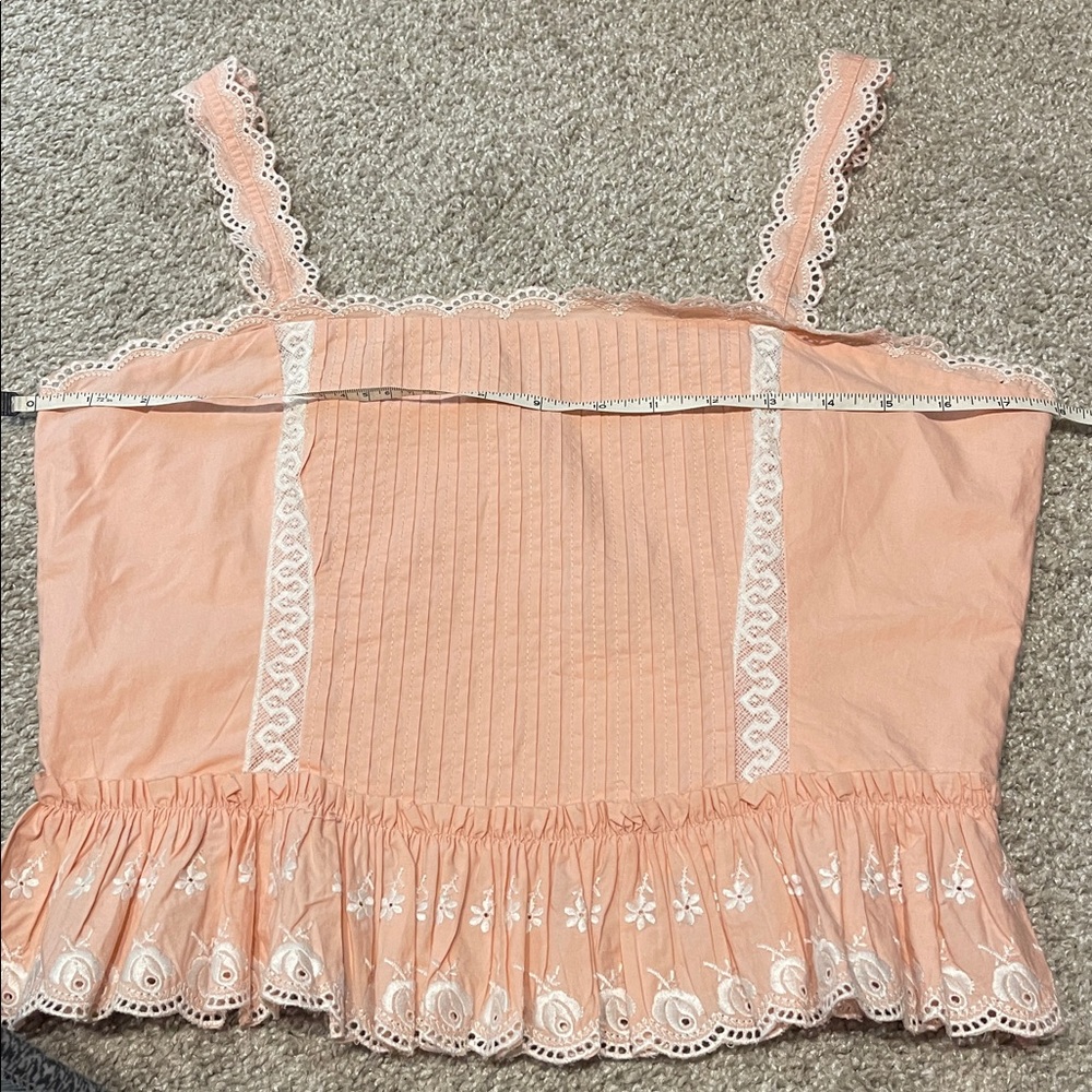 NWT LoveShackFancy Skipper Bustier Bubble Bath Pink Sz 8 - Picture 16 of 16